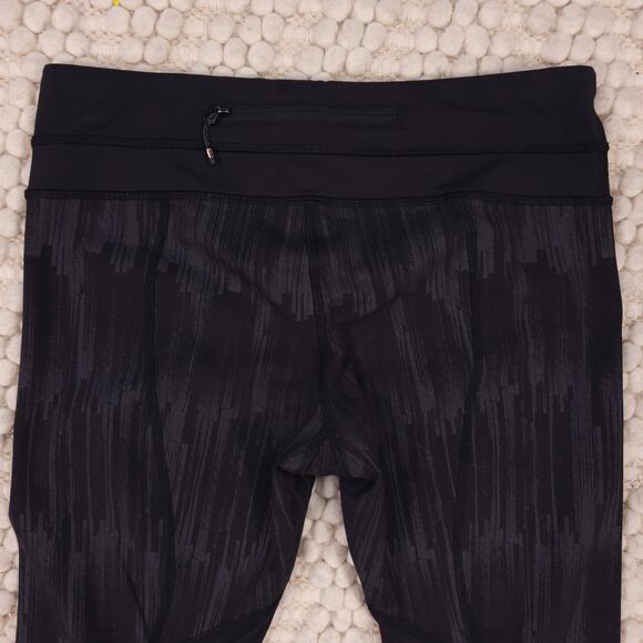 Lululemon Run Inspire Crop II Full-On Luxtreme Black Gray 6 - Picture 5 of 6